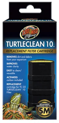 Cartouche de filtration de rechange pour aquarium, adaptée filtre TurtleClean 10, charbon actif