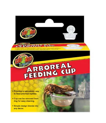 Boîte de gobelet d’alimentation pour reptiles arboricoles, accessoire pour terrarium.