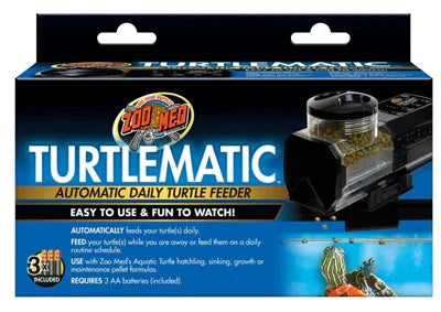 Distributeur automatique de nourriture pour tortues Zoo Med Turtlematic, alimentation aquarium