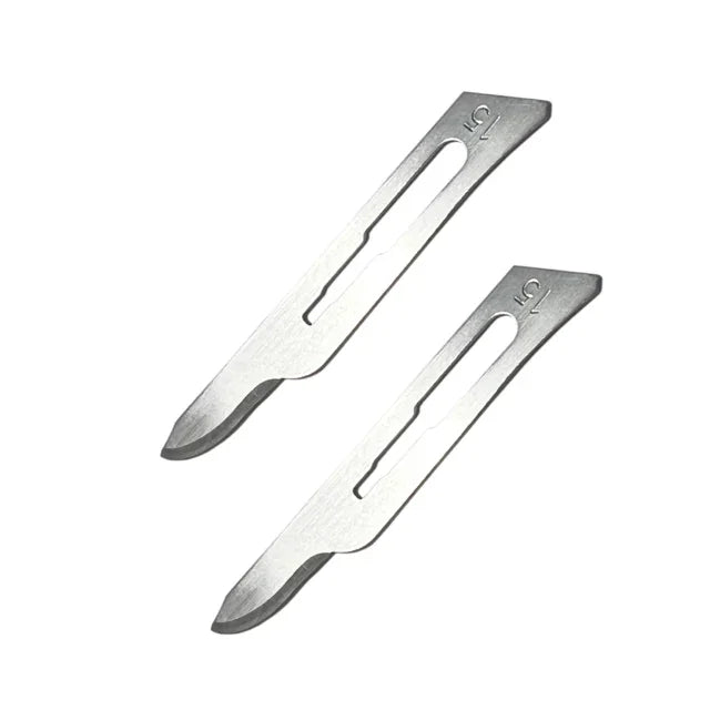 Deux lames en acier inoxydable pour frag de coraux, accessoires aquarium récifal