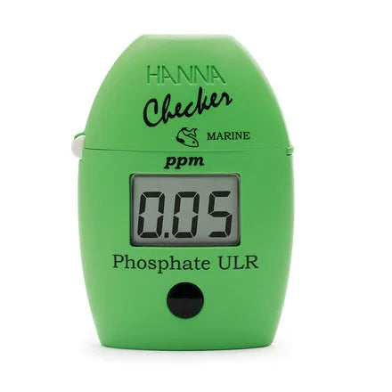 Testeur électronique vert pour phosphate ultra-bas, affichage numérique, aquarium récifal.