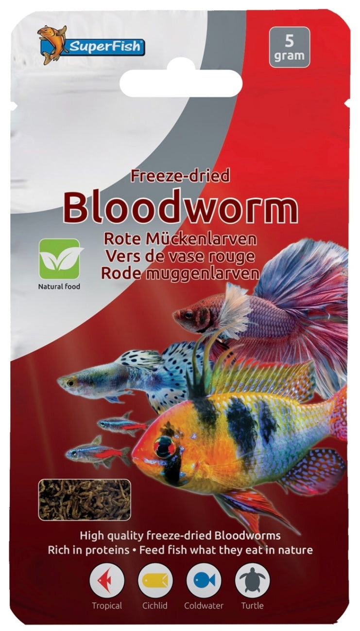 SF ALIMENT FD LYOPHILISE VERS DE VASE 5 GR
