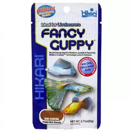 HIKARI Fancy Guppy - 22 g - Nourriture poissons aquarium