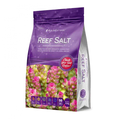 Sac de sel marin enrichi pour aquarium récifal, 75 kg, visuel corallien coloré