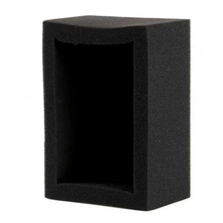 Black foam aquarium filter media block for reef and freshwater tanks