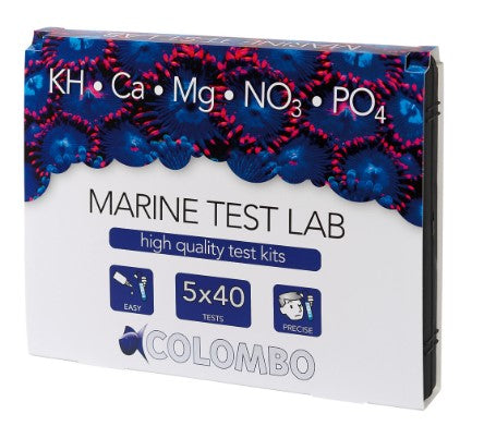 COLOMBO MARINE TEST LAB (KH-CA-MG-NO3-PO4)