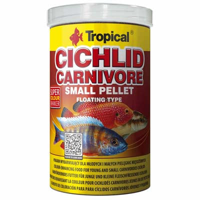 CICHLID CARNIVORE SMALL PELLET 250ml
