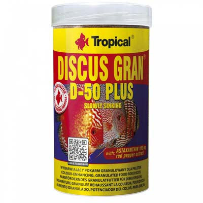 TROPICAL DISCUS GRAN D-50 PLUS 250ml