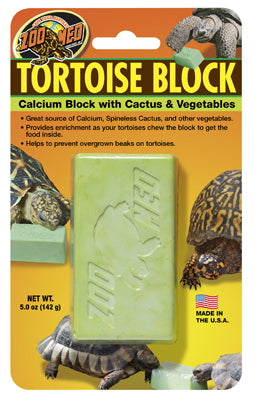 TORTOISE BLOCK 142grs calcium au cactus