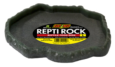 VASQUE REPTI ROCK FOOD DISH LARGE  ZOOMED
