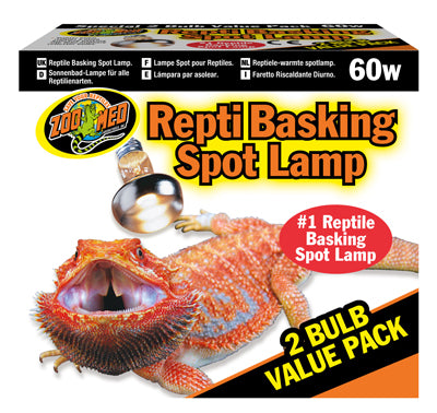 LAMPE REPTI BASKING 60W Pack 2pcs   ZM