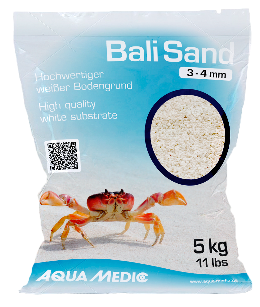 AQUA-MEDIC - Bali Sand - 3 - 4 mm - 5 kg - Sable calcaire blanc