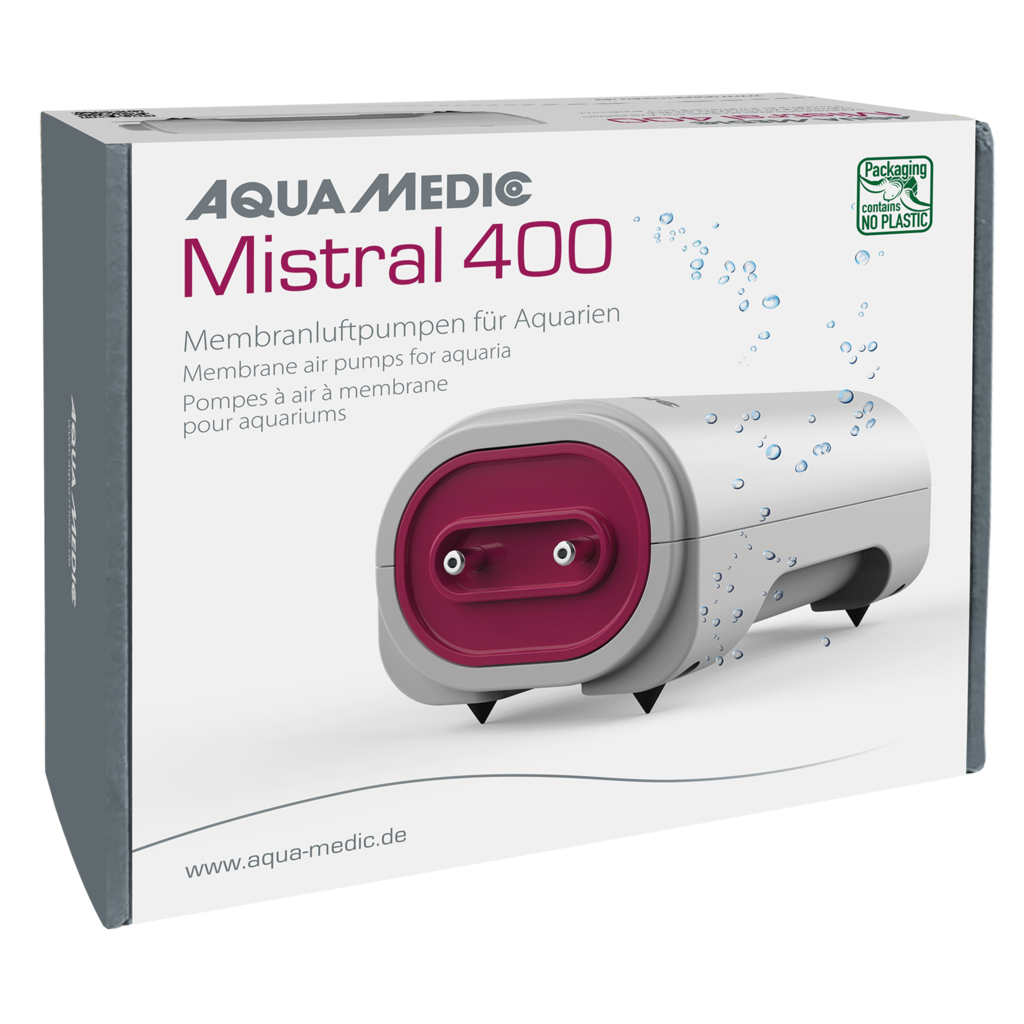 Aqua Medic Mistral 400 Pompes à air à membrane pour aquariums