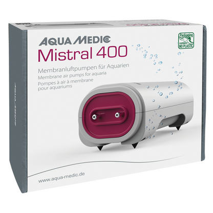 Aqua Medic Mistral 400 Pompes à air à membrane pour aquariums