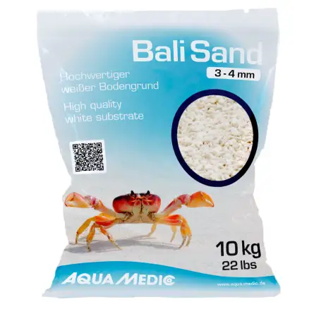 AQUA-MEDIC - Bali Sand - 3 - 4 mm - 10 kg - Sable calcaire blanc