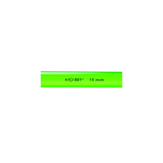 TUBE rigide vert  10mm extérieur  1m HOBBY